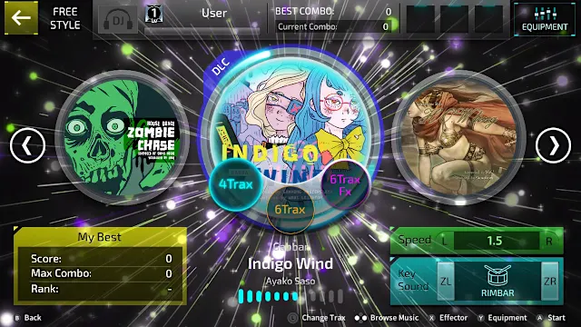 SUPERBEAT XONiC DLC Indigo Wind screenshot 0