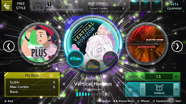 SUPERBEAT XONiC DLC Vertical Horizon screenshot 0