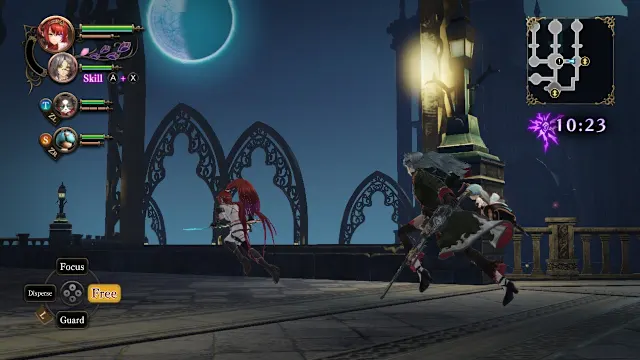Nights of Azure 2: Side story, Time Drifts Through the Moonlit Night screenshot 1