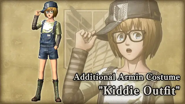 Additional Armin Costume: "Kiddie Outfit"