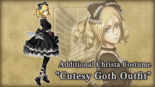 Additional Christa Costume: "Cutesy Goth Outfit"