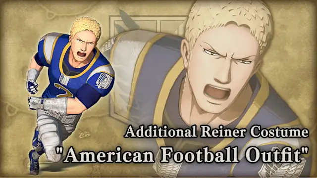 Additional Reiner Costume: "American Football Outfit"