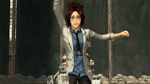Additional Hange Costume: "Scientist Outfit" screenshot 0