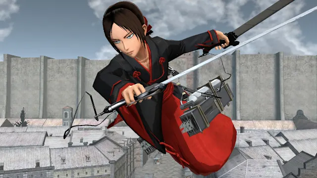 Additional Ymir Costume: "Shrine Maiden Outfit" screenshot 1