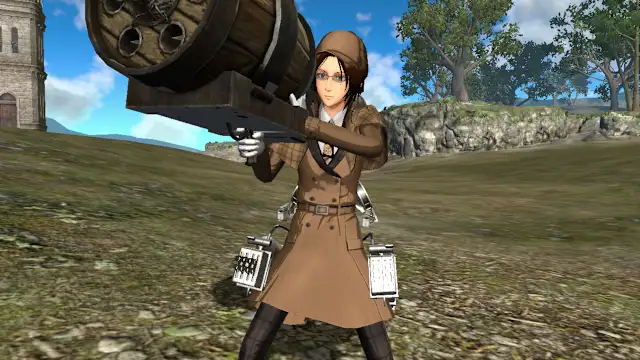 Additional Hange Costume: "Detective Outfit" screenshot 1
