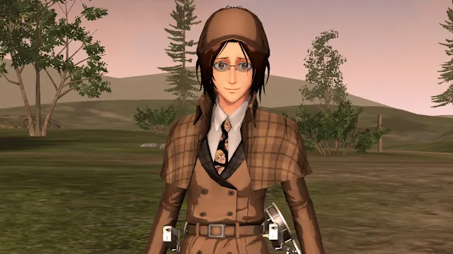 Additional Hange Costume: "Detective Outfit" screenshot 0
