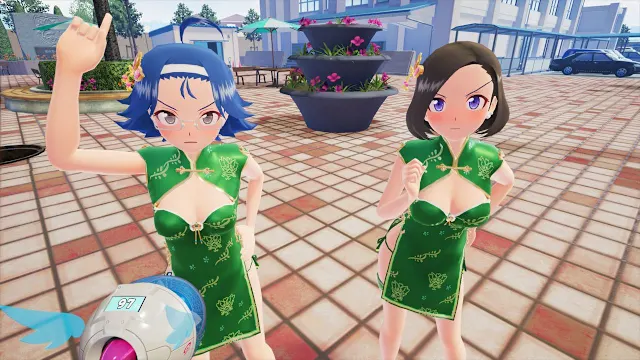 Gal*Gun 2 - Super-short Cheongsam Set screenshot 2