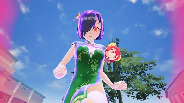 Gal*Gun 2 - Super-short Cheongsam Set screenshot 3