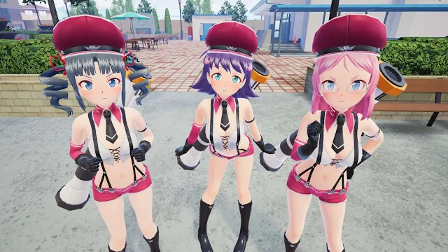 Gal*Gun 2 - Sergeant Suspenders Set screenshot 0