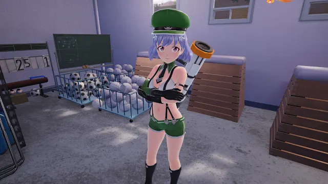 Gal*Gun 2 - Sergeant Suspenders Set screenshot 3