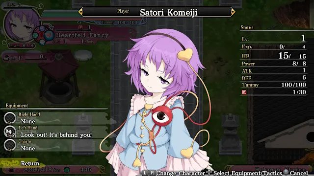 Playable Character - Satori Komeiji & Equipment screenshot 0