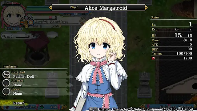 Playable Character  - Alice Margatroid & Equipment screenshot 0