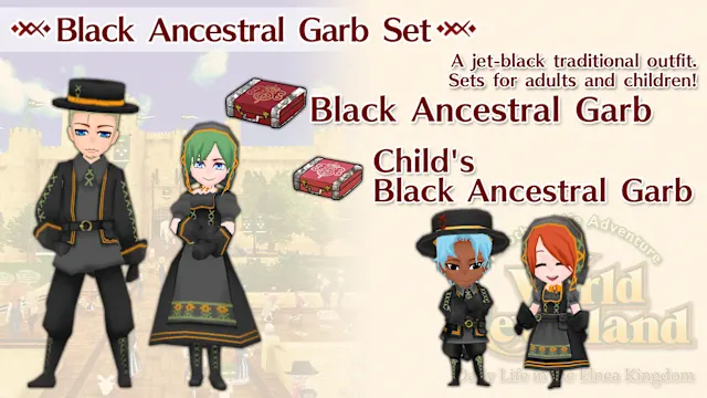 Black Ancestral Garb Set