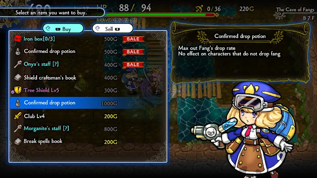 Extra Dungeon "The Cave of Fangs" screenshot 0