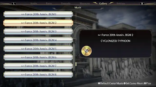 ω-Force 20th Anniversary Concert BGM Pack screenshot 1