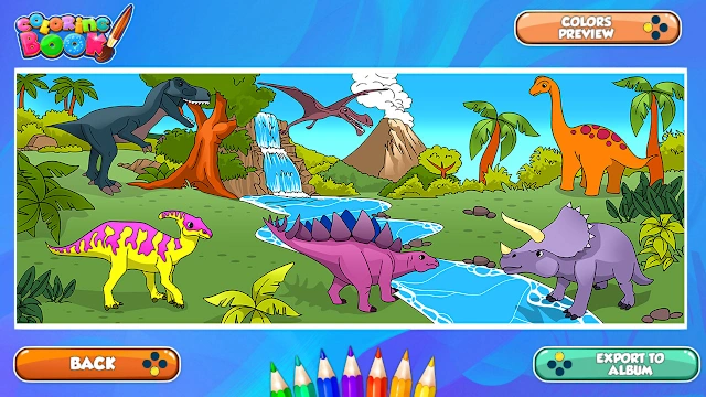 Basic Chapter - 36 new drawings (Cats, Ocean, Farm, Girls Room, Construction Site and Dinosaurs) screenshot 0