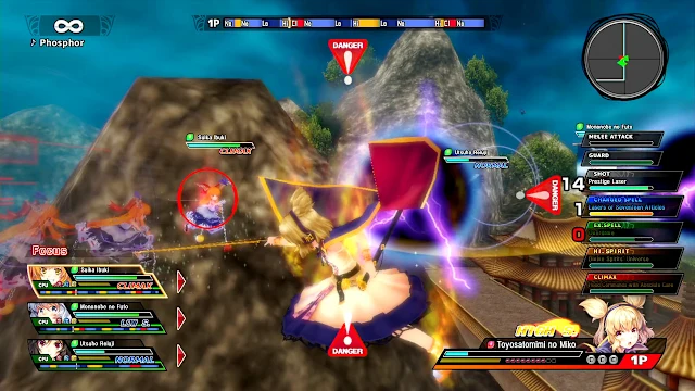 Touhou Sky Arena Playable Character "Toyosatomimi no Miko" screenshot 1