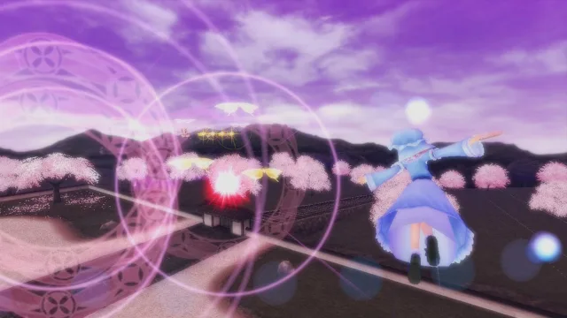 Touhou Sky Arena Playable Character " Yuyuko Saigyouji" screenshot 2