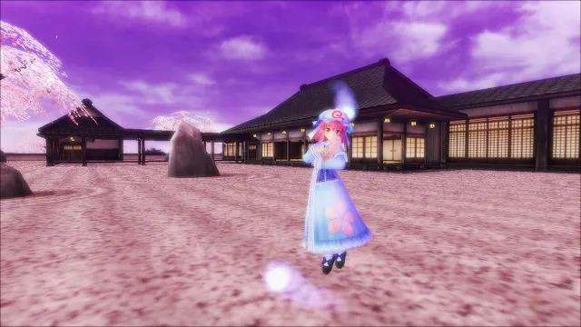 Touhou Sky Arena Playable Character " Yuyuko Saigyouji" screenshot 5