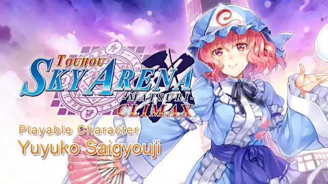 Touhou Sky Arena Playable Character " Yuyuko Saigyouji"