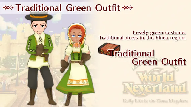 Traditional Green Outfit