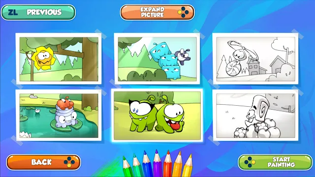 Om Nom Chapter - 13 new drawings (Labo, Nommies, Supernom) screenshot 1