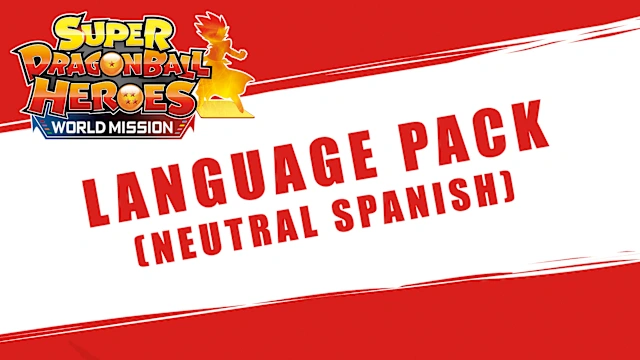 SUPER DRAGON BALL HEROES WORLD MISSION - Language Pack (Neutral Spanish)