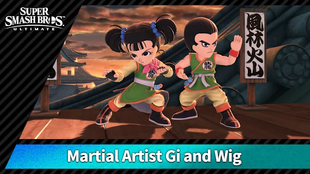 【Costume】Martial Artist Gi and Wig