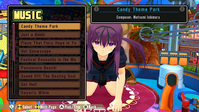 SENRAN KAGURA EV Stage BGM screenshot 1