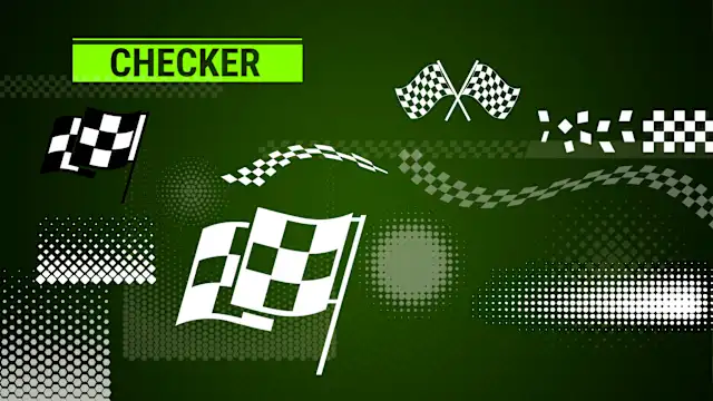 Checker Stickers Set - Gear.Club Unlimited 2