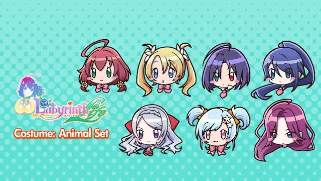 Maiden Costume "Animal" Set of 7