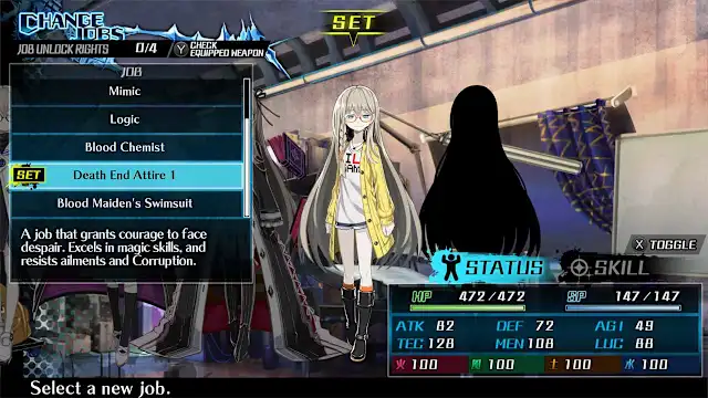 Death end re;Quest Job Attire 1 screenshot 3