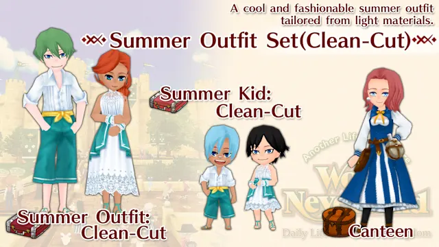Summer Outfit Set(Clean-Cut)