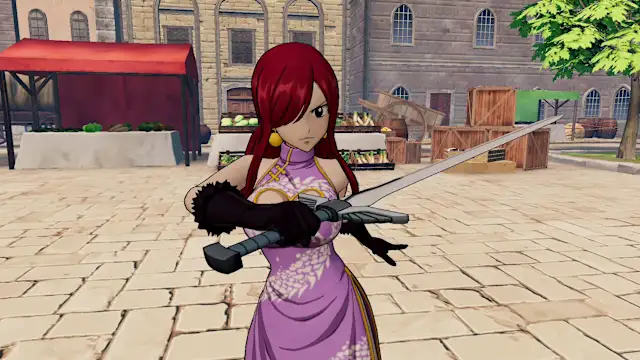 Erza's Costume "Dress-Up"