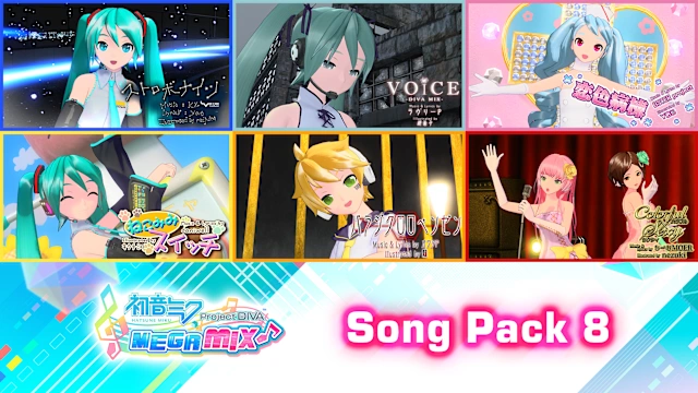Hatsune Miku: Project DIVA Mega Mix Song Pack 8