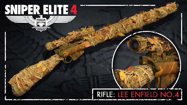 Sniper Elite 4 - Camouflage Rifles Skin Pack screenshot 3