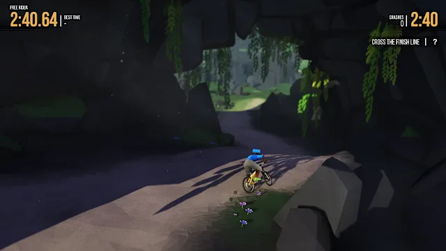 Lonely Mountains: Downhill - Eldfjall Island screenshot 3