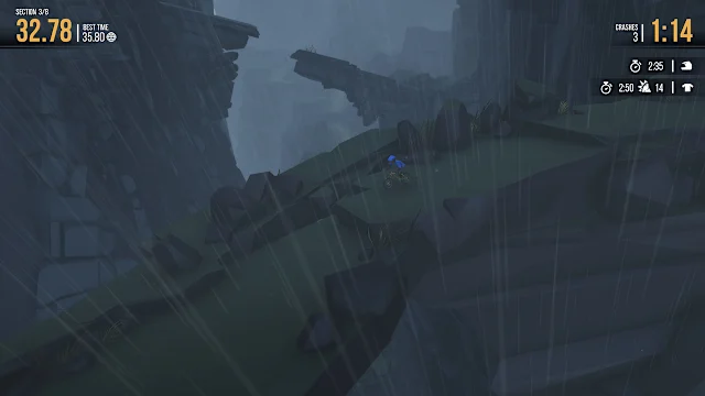 Lonely Mountains: Downhill - Eldfjall Island screenshot 4