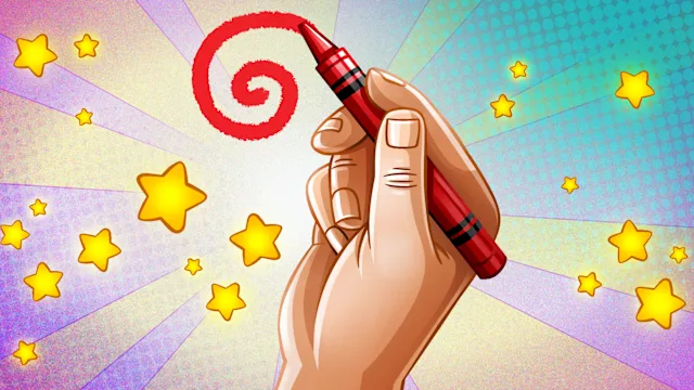 Comic Coloring Book: Drawing Without Borders