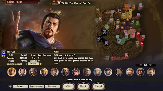 Scenario [The Rise of Cao Cao] & Event Set screenshot 0
