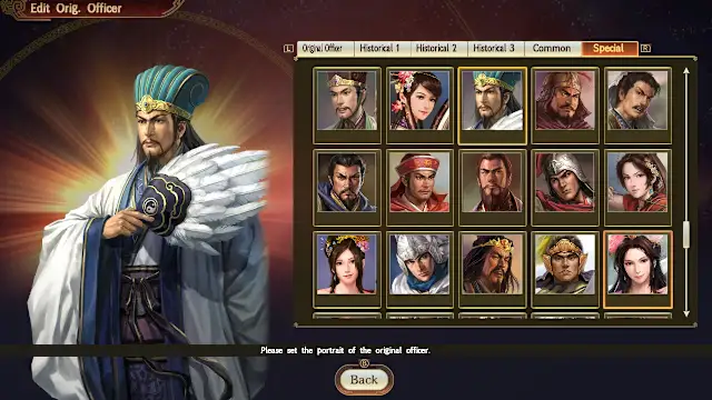 ROMANCE OF THE THREE KINGDOMS XII Officer CG Set screenshot 0