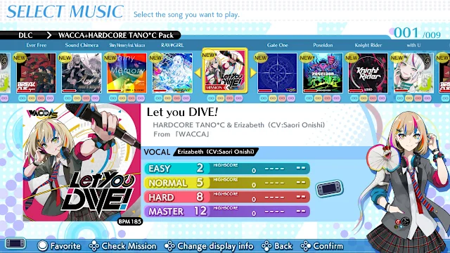WACCA + HARDCORE TANO*C Pack screenshot 0