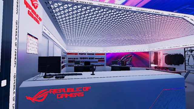 PC Building Simulator Republic of Gamers Workshop screenshot 2
