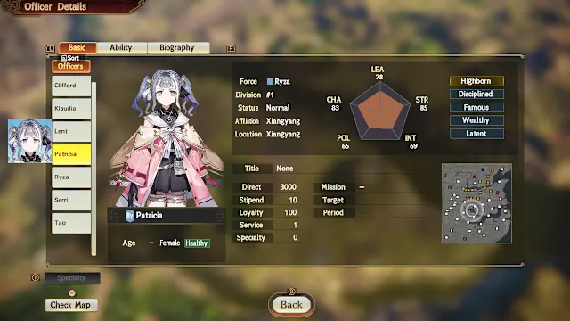 Ryza and Her New Friends Officer Data screenshot 1