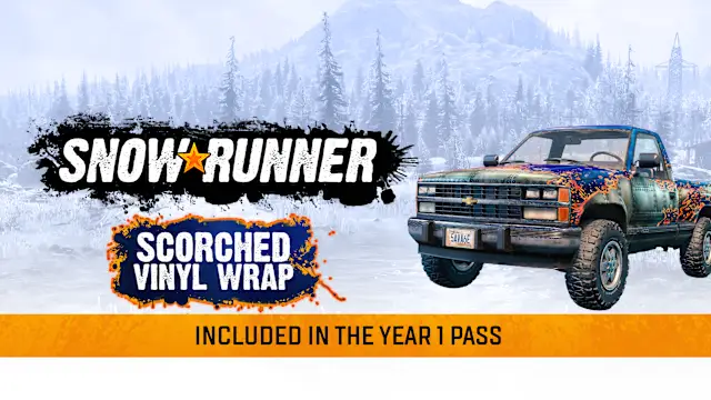 SnowRunner - Scorched Vinyl Wrap