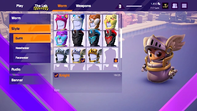 Worms Rumble - Honor & Death Pack screenshot 3