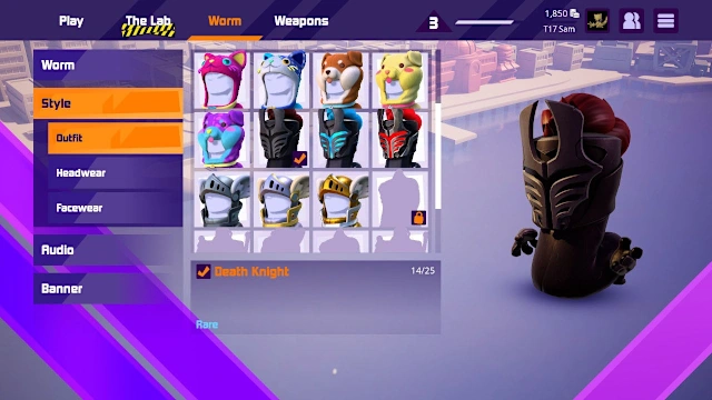 Worms Rumble - Honor & Death Pack screenshot 1
