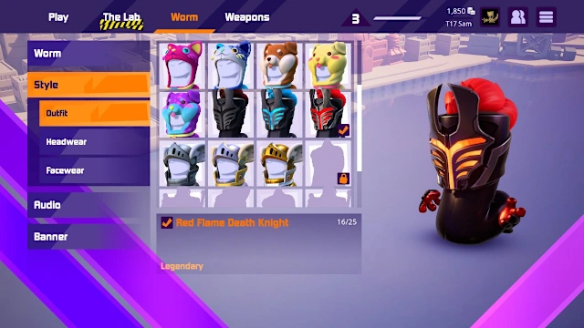 Worms Rumble - Honor & Death Pack screenshot 4