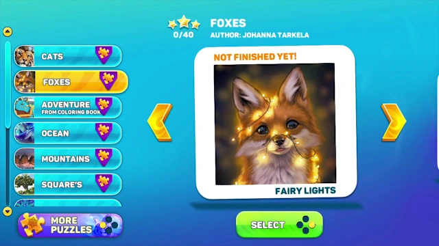 Puzzle Book: Foxes Pack screenshot 0