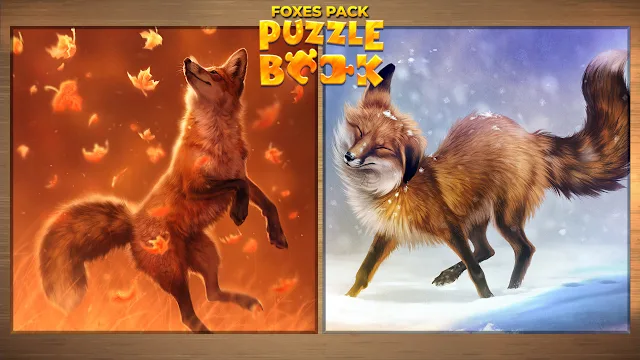 Puzzle Book: Foxes Pack screenshot 1